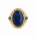 GIA RING SILVER GOLD MIDNIGHT