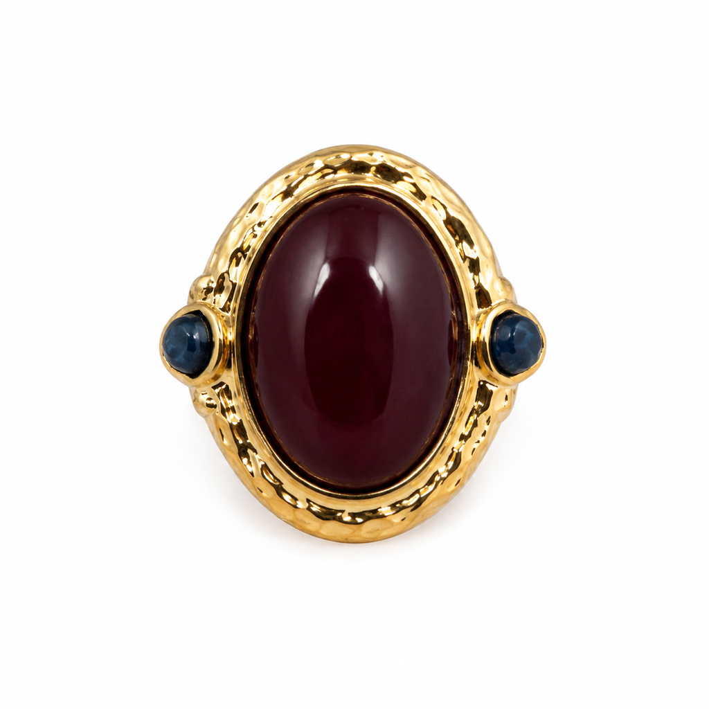 GIA RING GOLD BORDEAUX