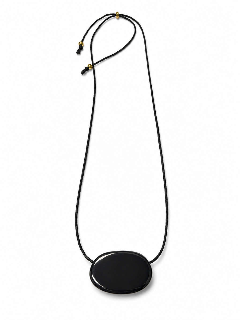 Bean Necklace Onyx