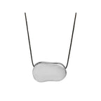 Bean Necklace Silver