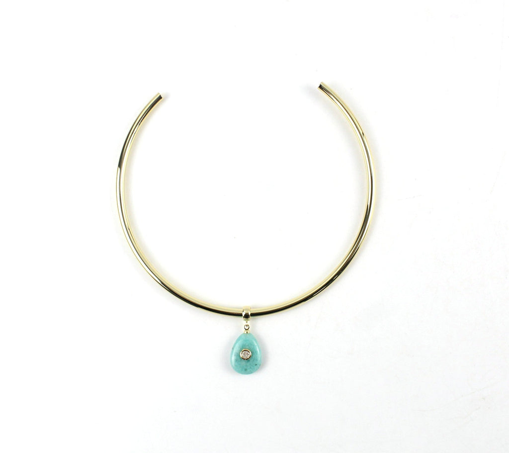 Eclipse Collar Choker Turquoise