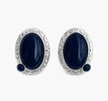 ICON EARRINGS SILVER MIDNIGHT
