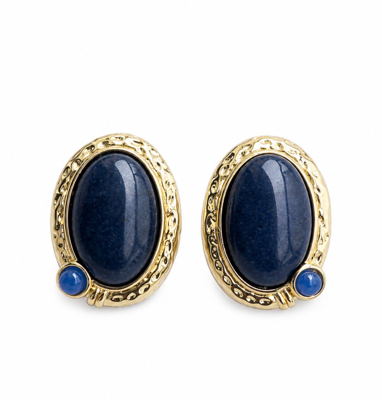 ICON EARRINGS GOLD MIDNIGHT