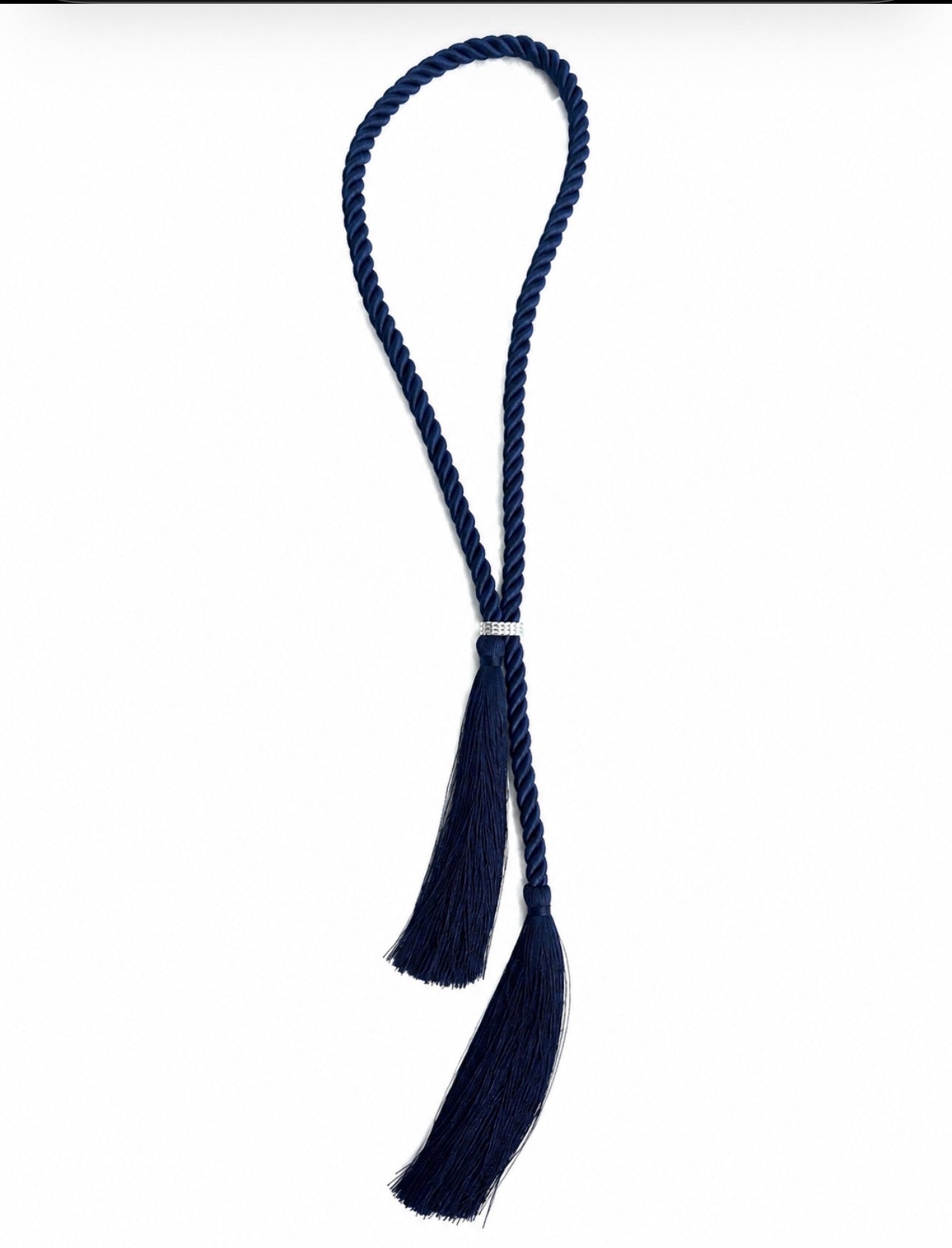 RIVIERA TASSLE NECKLACE MIDNIGHT