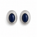 SCARLETT EARRINGS SILVER MIDNIGHT