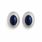 SCARLETT EARRINGS SILVER MIDNIGHT