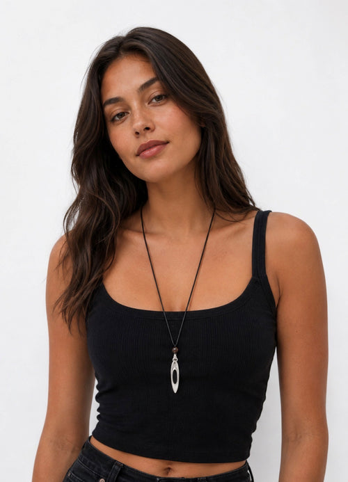 Nomad Pendant Necklace Silver