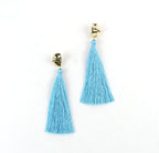 Riviera Tassel Earrings Turqoise