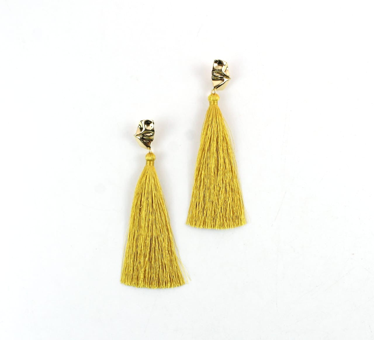 Riviera Tassel Earrings Gold