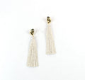 Riviera Tassel Earrings Ivory