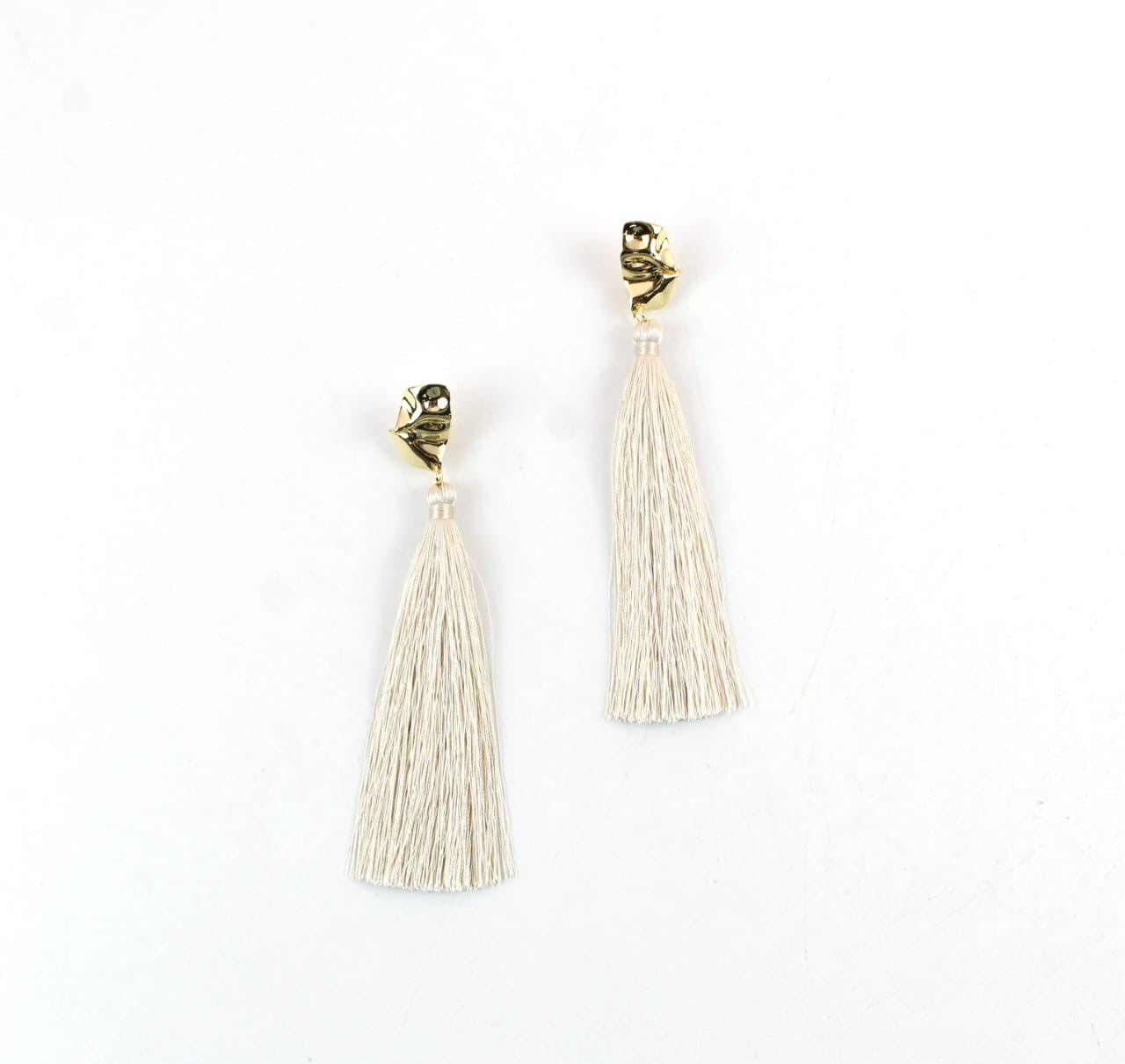 Riviera Tassel Earrings Ivory