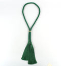 Riviera Tassel Necklace Emerald