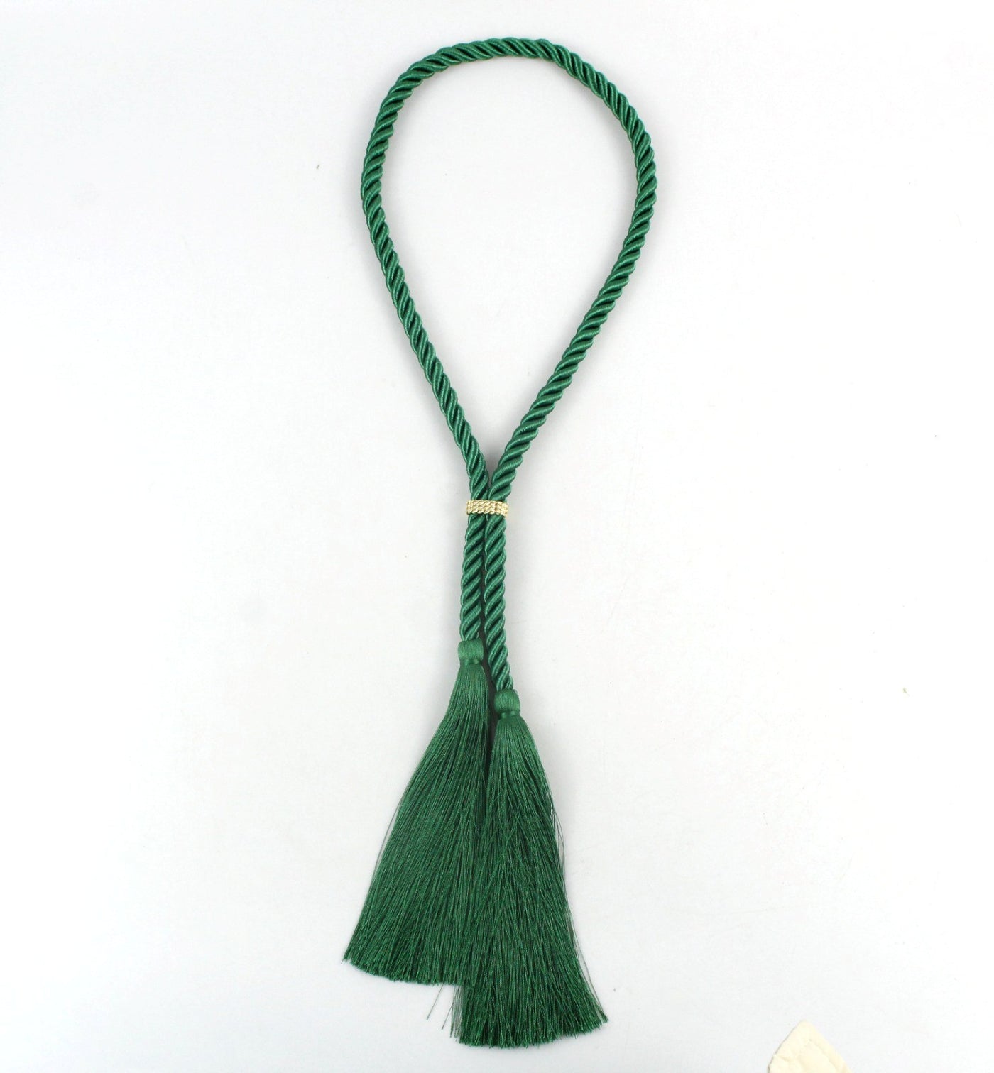 Riviera Tassel Necklace Emerald