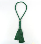 Riviera Tassel Necklace Emerald