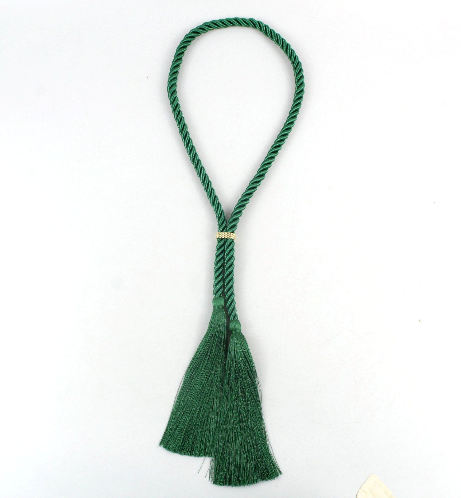 Riviera Tassel Necklace Emerald