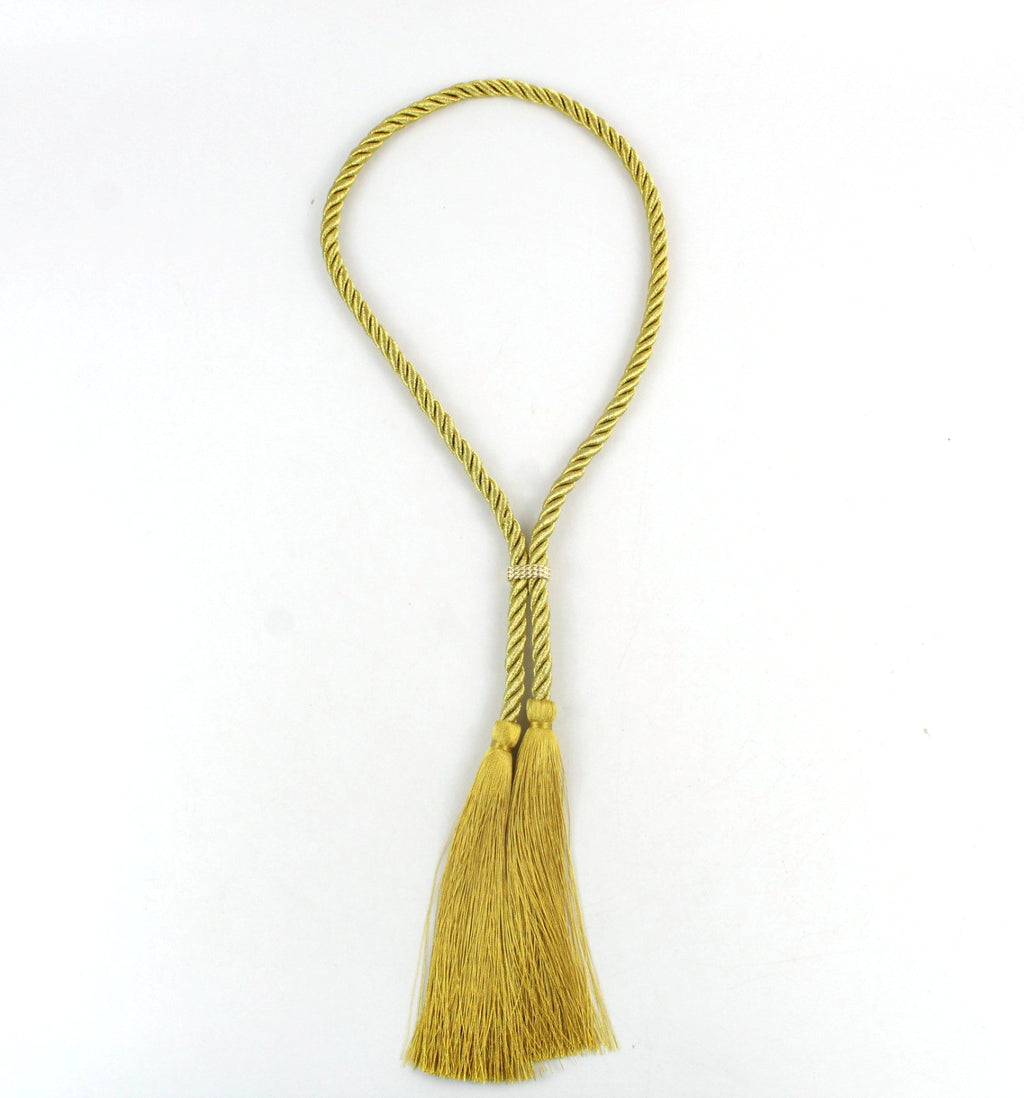 Riviera Tassel Necklace Gold