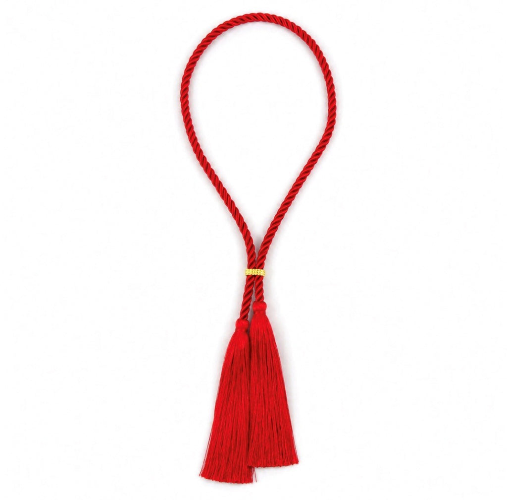 Riviera Tassel Necklace Red