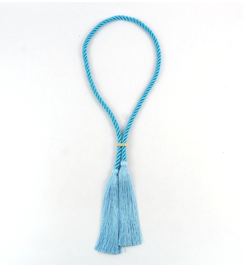 Riviera Tassel Necklace Turqoise
