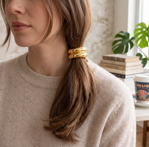 Sam Pony Cuff Yellow Gold